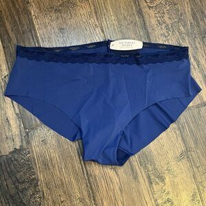 NWT VICTORIA'S SECRET WOMEN'S Blue Culotte Classique  HIP HUGGER PANTIES size L